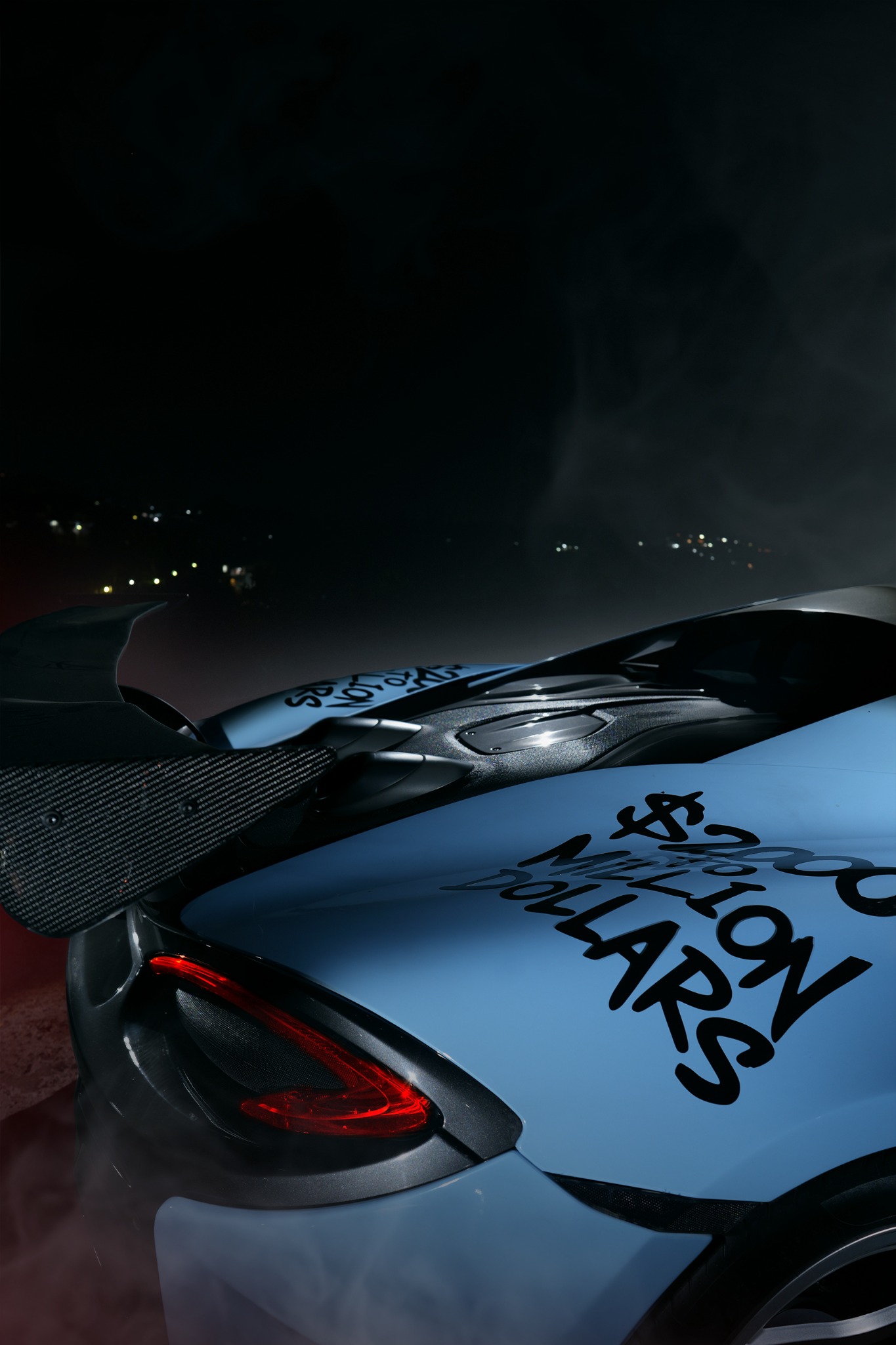 Close-up automotive bodywork and wheel